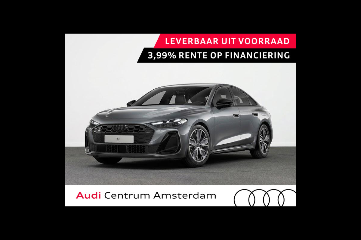 Audi A5 S edition e-hybrid 299 pk | Techniek pakket plus | Trekhaak, elektr. wegklapbaar | Optiekpakket zwart-glanzend | S line zwart leder-kunstleder |