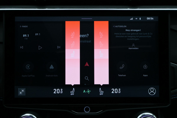 Lynk & Co 01 1.5 360° Camera, Panoramadak, Apple Carplay, ACC, Keyless, Zwarte hemel,, LED, 20''