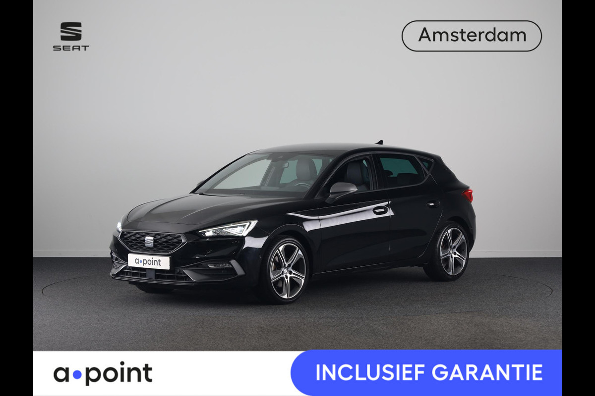 Seat Leon 1.5 eTSI FR Business Intense 150 pk Automaat | Navigatie | Parkeersensoren (Park assist) | Achteruitrijcamera | Elektr. bestuurdersstoel met geheugen | Keyless | Stoel/stuur verwarming |
