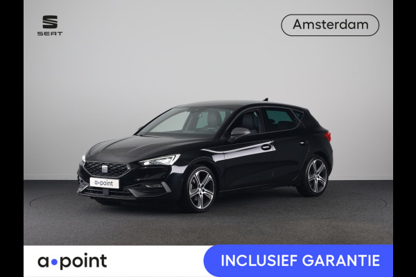 Seat Leon 1.5 eTSI FR Business Intense 150 pk Automaat | Navigatie | Parkeersensoren (Park assist) | Achteruitrijcamera | Elektr. bestuurdersstoel met geheugen | Keyless | Stoel/stuur verwarming |