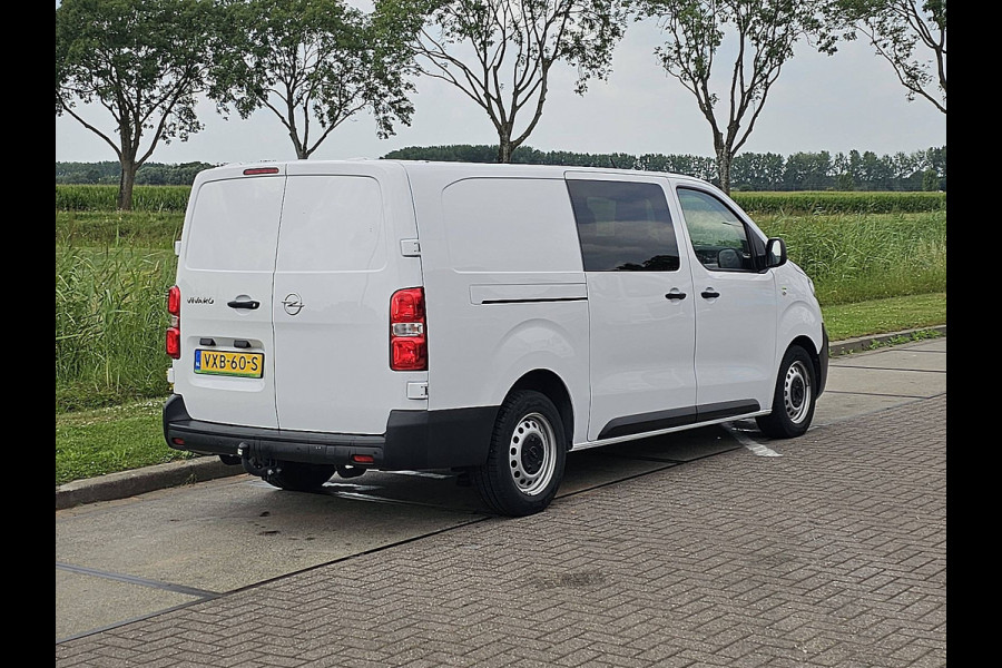 Opel Vivaro 2.0 Diesel 145 L3 DC XL, dubbele cabine, airco, navi, pdcl, trekhaak