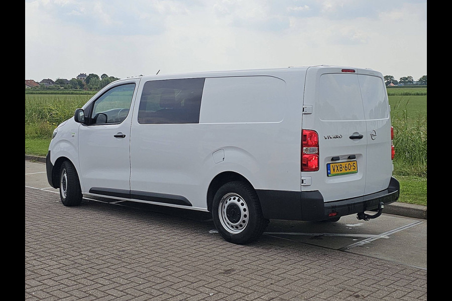 Opel Vivaro 2.0 Diesel 145 L3 DC XL, dubbele cabine, airco, navi, pdcl, trekhaak