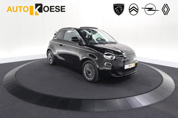 Fiat 500C Icon 42 kWh | 95,7% SOH | Convenience Pack | Camera | Dodehoekdetectie | Stoelverwarming