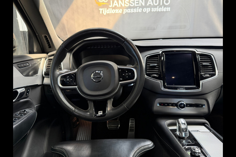 Volvo XC90 2.0 T8 Twin Engine AWD R-Design Black | Pano | 360 | H&K | ACC | Stoelkoeling | Trekhaak | Led | Top Uitvoering