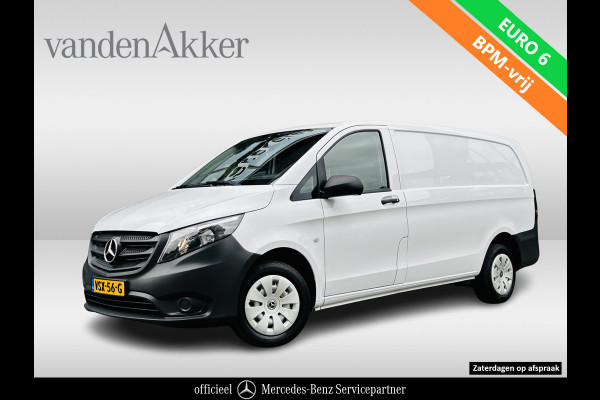 Mercedes-Benz Vito 110 CDI L2 Lang RWD // € 398,- p/mnd // Airco // Achterklep // 12 mnd Garantie // 2000kg // Bank // Radio // CV // Betimmering /