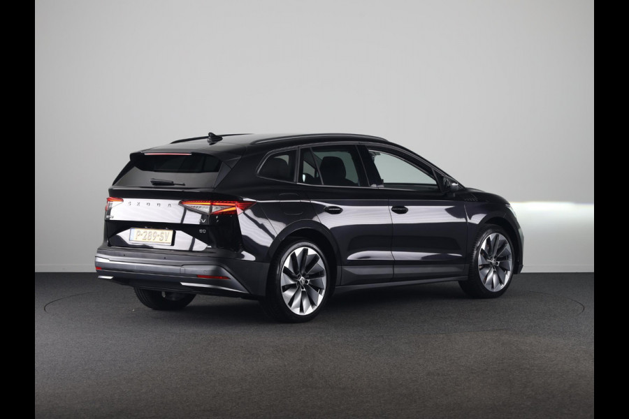 Škoda ENYAQ iV 60 180 pk | Navigatie | Parkeersensoren | Achteruitrijcamera | Lederen bekleding | Autom. airco (3 zones) | Stoelverwarming | Matrix LED koplampen |