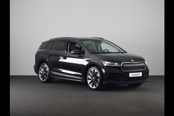 Škoda ENYAQ iV 60 180 pk | Navigatie | Parkeersensoren | Achteruitrijcamera | Lederen bekleding | Autom. airco (3 zones) | Stoelverwarming | Matrix LED koplampen |