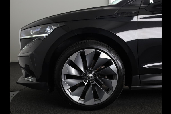 Škoda ENYAQ iV 60 180 pk | Navigatie | Parkeersensoren | Achteruitrijcamera | Lederen bekleding | Autom. airco (3 zones) | Stoelverwarming | Matrix LED koplampen |