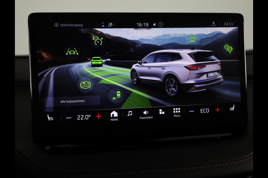 Škoda ENYAQ iV 60 180 pk | Navigatie | Parkeersensoren | Achteruitrijcamera | Lederen bekleding | Autom. airco (3 zones) | Stoelverwarming | Matrix LED koplampen |
