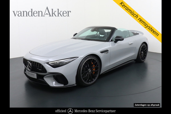 Mercedes-Benz SL-Klasse 63 AMG 4Matic+ 585pk AMG 63 4Matic+ 585pk // Keramische remmen // BTW-auto // Neuslift // Alpin Grau // AMG Nightpakket II // Bu