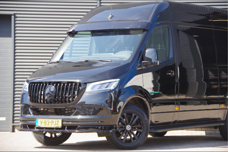 Mercedes-Benz Sprinter 319 3.0 CDI V6 L2H2 3-ZITS, AUT. LED, 3.5T TREKHAAK, MBUX 10'', STANDKACHEL, ZONNEKLEP, VOORSPOILER, KUNSTSTOFDELEN IN KLEUR, CA