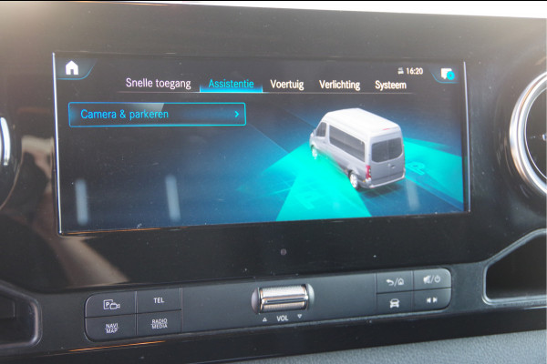 Mercedes-Benz Sprinter 319 3.0 CDI V6 L2H2 3-ZITS, AUT. LED, 3.5T TREKHAAK, MBUX 10'', STANDKACHEL, ZONNEKLEP, VOORSPOILER, KUNSTSTOFDELEN IN KLEUR, CA