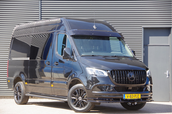 Mercedes-Benz Sprinter 319 3.0 CDI V6 L2H2 3-ZITS, AUT. LED, 3.5T TREKHAAK, MBUX 10'', STANDKACHEL, ZONNEKLEP, VOORSPOILER, KUNSTSTOFDELEN IN KLEUR, CA