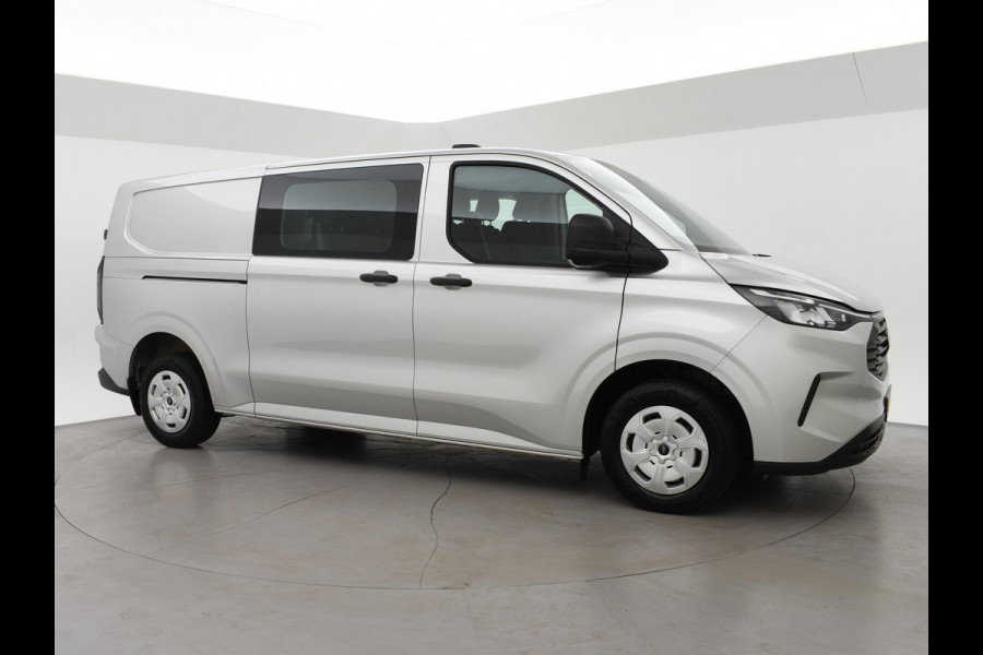 Ford Transit Custom 300 2.0 TDCI L2H1 6-PERS DUBBEL CAB. + TREKHAAK | CARPLAY | CAMERA