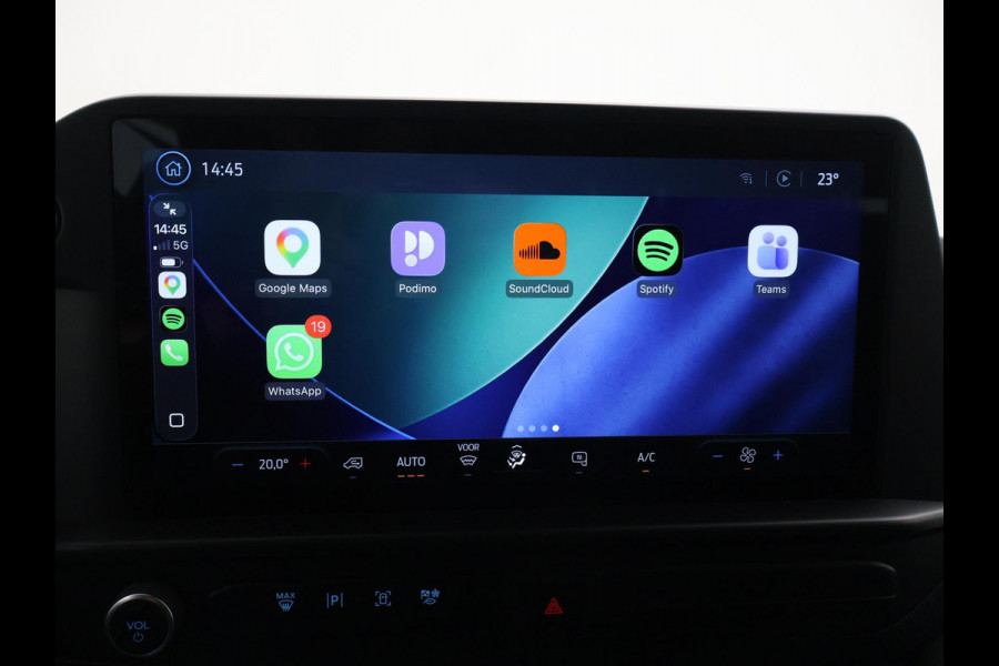 Ford Transit Custom 300 2.0 TDCI L2H1 6-PERS DUBBEL CAB. + TREKHAAK | CARPLAY | CAMERA