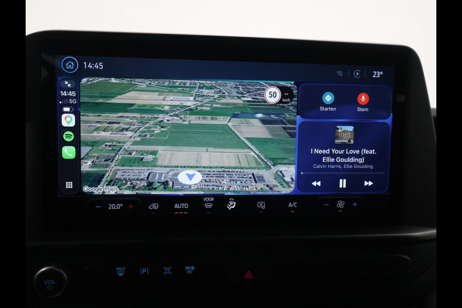 Ford Transit Custom 300 2.0 TDCI L2H1 6-PERS DUBBEL CAB. + TREKHAAK | CARPLAY | CAMERA