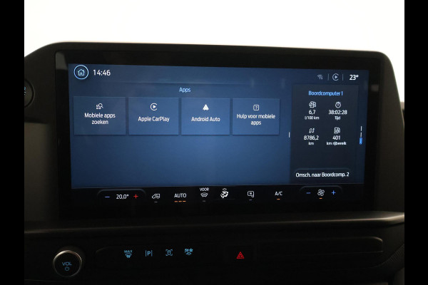 Ford Transit Custom 300 2.0 TDCI L2H1 6-PERS DUBBEL CAB. + TREKHAAK | CARPLAY | CAMERA