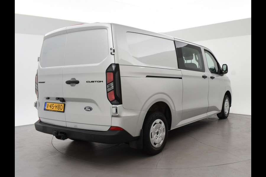 Ford Transit Custom 300 2.0 TDCI L2H1 6-PERS DUBBEL CAB. + TREKHAAK | CARPLAY | CAMERA