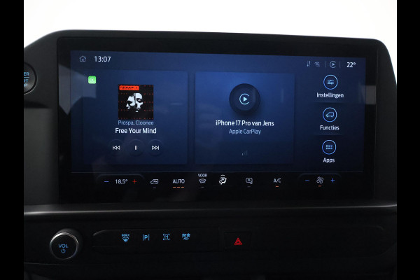 Ford Transit Custom 300 2.0 TDCI L2H1 6-PERS DUBBEL CAB. + TREKHAAK | CARPLAY | CAMERA