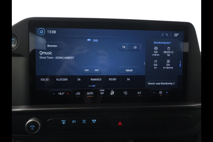 Ford Transit Custom 300 2.0 TDCI L2H1 6-PERS DUBBEL CAB. + TREKHAAK | CARPLAY | CAMERA