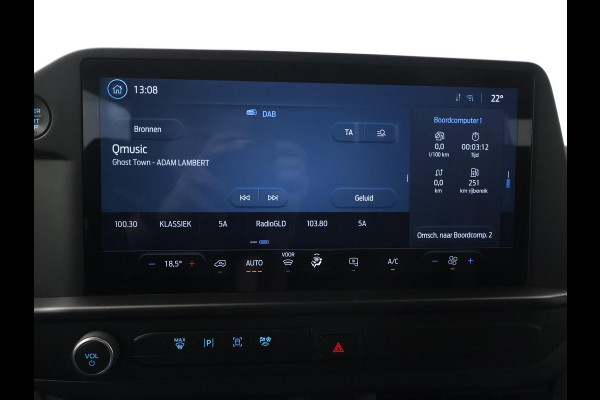 Ford Transit Custom 300 2.0 TDCI L2H1 6-PERS DUBBEL CAB. + TREKHAAK | CARPLAY | CAMERA