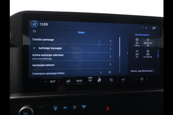 Ford Transit Custom 300 2.0 TDCI L2H1 6-PERS DUBBEL CAB. + TREKHAAK | CARPLAY | CAMERA