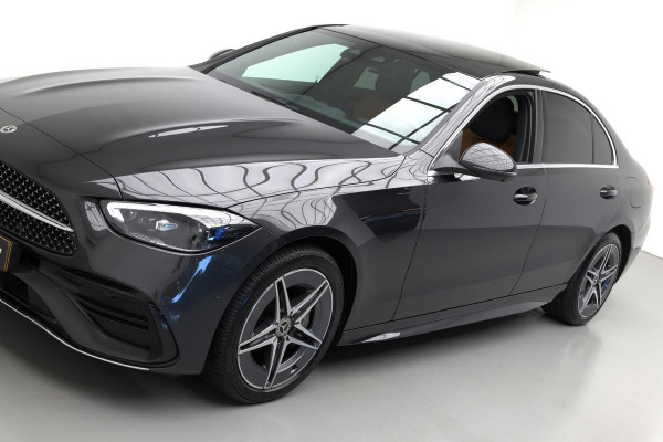 Mercedes-Benz C-Klasse C300e AMG Line |Pano|Burmester|Ambient|Trekhaak|Leder|