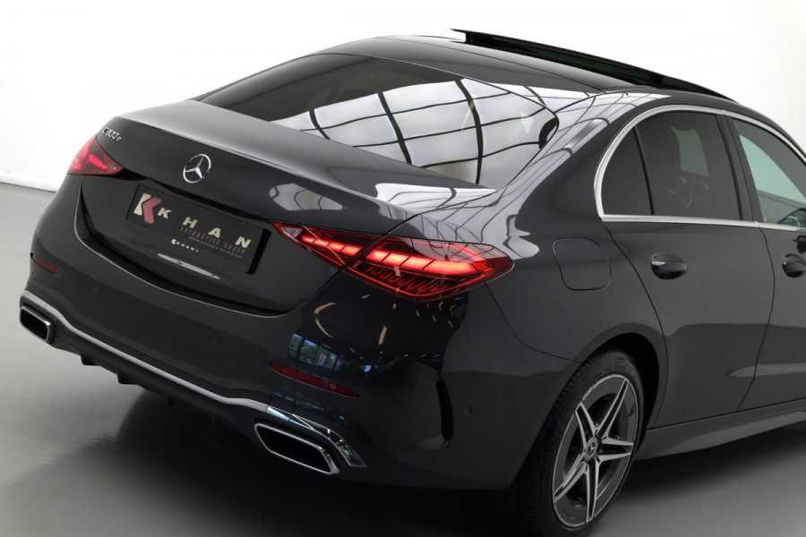 Mercedes-Benz C-Klasse C300e AMG Line |Pano|Burmester|Ambient|Trekhaak|Leder|