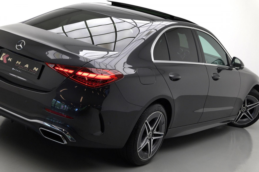 Mercedes-Benz C-Klasse C300e AMG Line |Pano|Burmester|Ambient|Trekhaak|Leder|