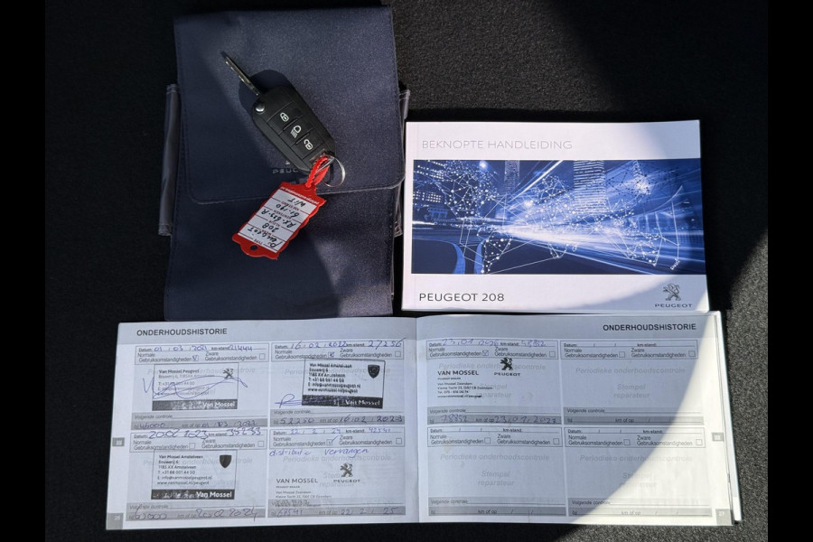 Peugeot 208 1.2 PureTech Allure 2e Eigenaar|Navi|Pano|D-riem vv in 2024|Carplay|Clima|Cruise|PDC|LM Velgen|N.A.P|APK tot 02-2027