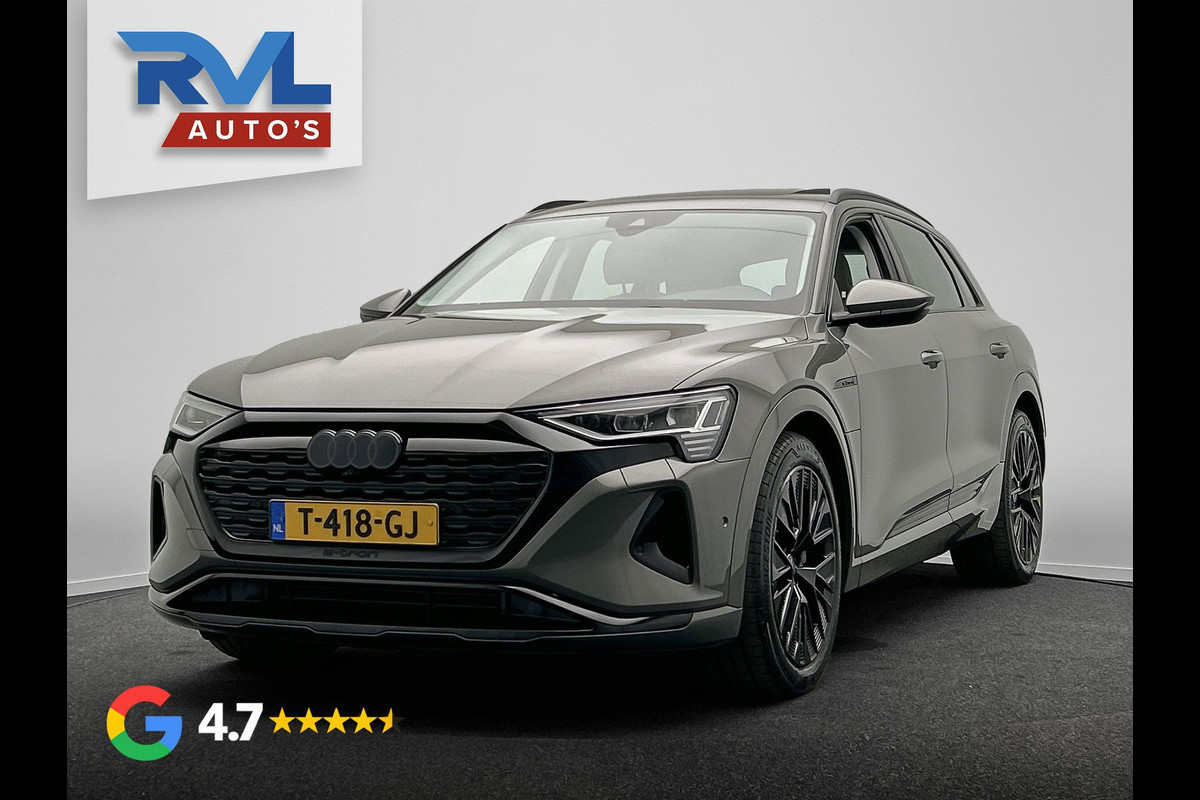 Audi Q8 e-tron 55 quattro Advanced Edition SOH 93,4% | Pano/Dak | Trekhaak | Stoelverwarming | Adapt.Cruise/control | Origineel NL