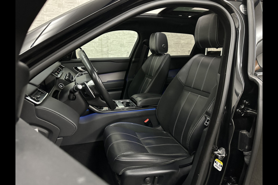 Land Rover Range Rover Velar 250 pk AWD R-Dynamic S | 360 Camera | Panorama | ACC | Leder | Meridian | 2021 |  Memory | Stoelventilatie | Carbon | Black-Optic | Sfeerverlichting | NL Auto | NAP | Dealer onderhouden. Btw Auto | 32825,= ex btw | 23925,= ex btw & ex bpm.