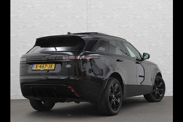 Land Rover Range Rover Velar 250 pk AWD R-Dynamic S | 360 Camera | Panorama | ACC | Leder | Meridian | 2021 |  Memory | Stoelventilatie | Carbon | Black-Optic | Sfeerverlichting | NL Auto | NAP | Dealer onderhouden. Btw Auto | 32825,= ex btw | 23925,= ex btw & ex bpm.