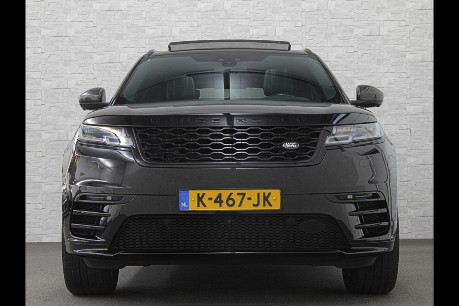 Land Rover Range Rover Velar 250 pk AWD R-Dynamic S | 360 Camera | Panorama | ACC | Leder | Meridian | 2021 |  Memory | Stoelventilatie | Carbon | Black-Optic | Sfeerverlichting | NL Auto | NAP | Dealer onderhouden. Btw Auto | 32825,= ex btw | 23925,= ex btw & ex bpm.