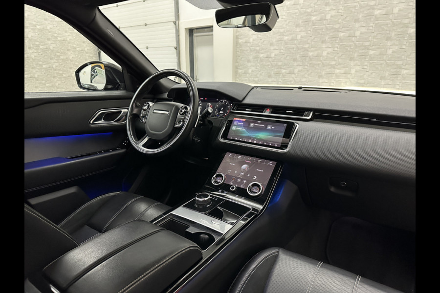 Land Rover Range Rover Velar 250 pk AWD R-Dynamic S | 360 Camera | Panorama | ACC | Leder | Meridian | 2021 |  Memory | Stoelventilatie | Carbon | Black-Optic | Sfeerverlichting | NL Auto | NAP | Dealer onderhouden. Btw Auto | 32825,= ex btw | 23925,= ex btw & ex bpm.