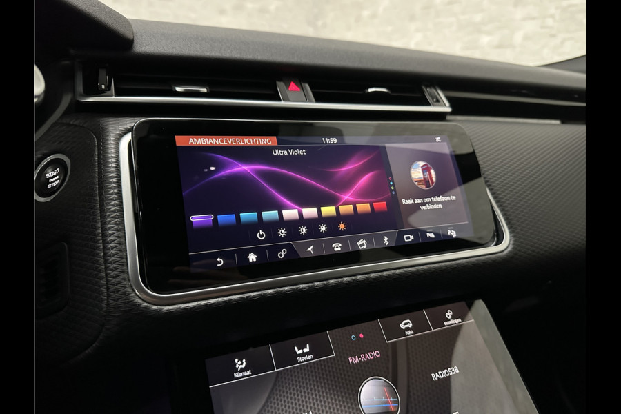 Land Rover Range Rover Velar 250 pk AWD R-Dynamic S | 360 Camera | Panorama | ACC | Leder | Meridian | 2021 |  Memory | Stoelventilatie | Carbon | Black-Optic | Sfeerverlichting | NL Auto | NAP | Dealer onderhouden. Btw Auto | 32825,= ex btw | 23925,= ex btw & ex bpm.