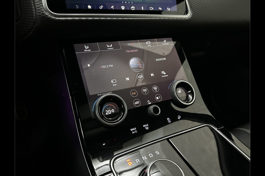 Land Rover Range Rover Velar 250 pk AWD R-Dynamic S | 360 Camera | Panorama | ACC | Leder | Meridian | 2021 |  Memory | Stoelventilatie | Carbon | Black-Optic | Sfeerverlichting | NL Auto | NAP | Dealer onderhouden. Btw Auto | 32825,= ex btw | 23925,= ex btw & ex bpm.