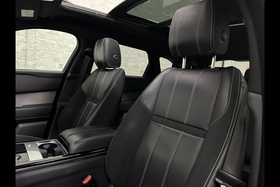 Land Rover Range Rover Velar 250 pk AWD R-Dynamic S | 360 Camera | Panorama | ACC | Leder | Meridian | 2021 |  Memory | Stoelventilatie | Carbon | Black-Optic | Sfeerverlichting | NL Auto | NAP | Dealer onderhouden. Btw Auto | 32825,= ex btw | 23925,= ex btw & ex bpm.