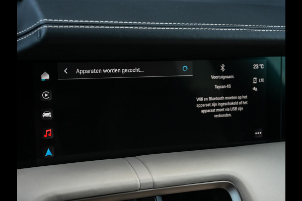 Porsche Taycan Sport Turismo 4S 79 kWh | Panoramdak | Bose | HUD | Camera | Night Vision | Carbon Interieur | Sport Chrono | Achterasbesturing | 14-Wegs Memory Seats | Stoelverwarming V+A | Passagiers Display |