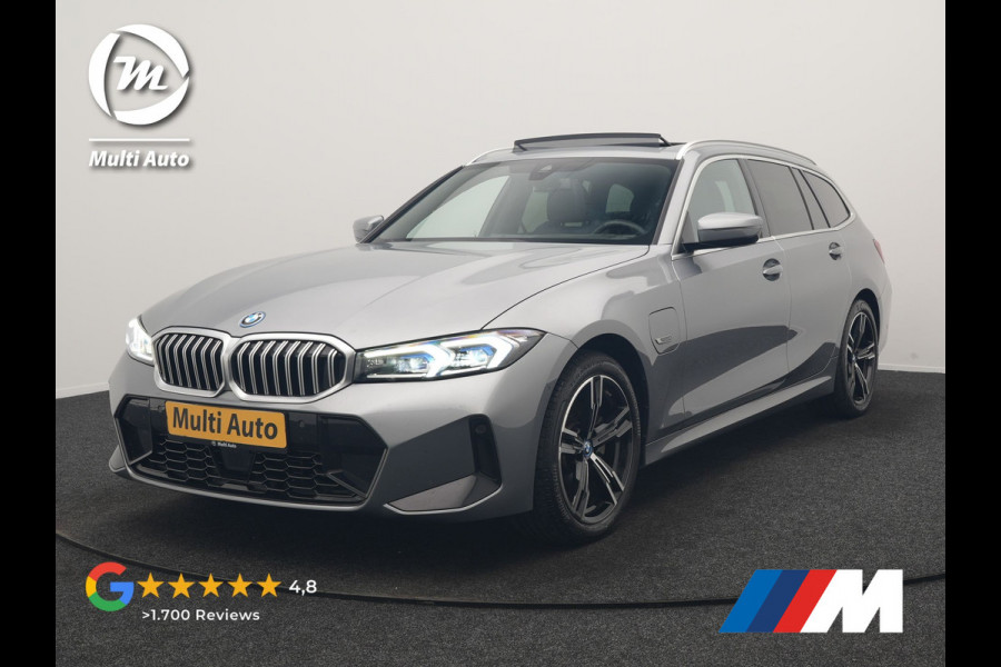 BMW 3 Serie Touring 320e M Sport PHEV SOH 95,9 Dealer O.H | Panodak | Adaptive Cruise | Head Up | Camera | Lederen Sportstoelen Memory & Verwarmd | Blis | Widescreen Navi | Keyless | Apple Carplay | DAB | 18"L.M | Plug In Hybrid