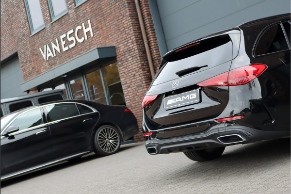 Mercedes-Benz C-Klasse Estate 300 e AMG Line | Distronic | Panoramadak | Memory | Surround Camera | Verwarmd Stuurwiel | Carplay | Sfeerverlichting Premium |