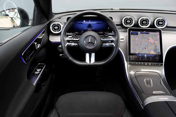 Mercedes-Benz C-Klasse Estate 300 e AMG Line | Distronic | Panoramadak | Memory | Surround Camera | Verwarmd Stuurwiel | Carplay | Sfeerverlichting Premium |