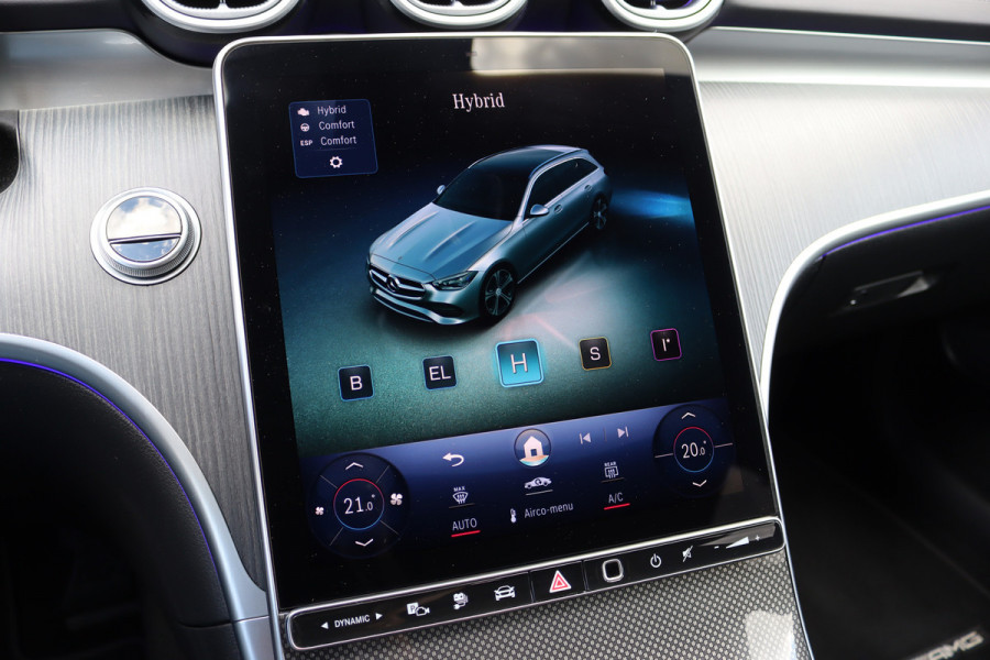 Mercedes-Benz C-Klasse Estate 300 e AMG Line | Distronic | Panoramadak | Memory | Surround Camera | Verwarmd Stuurwiel | Carplay | Sfeerverlichting Premium |
