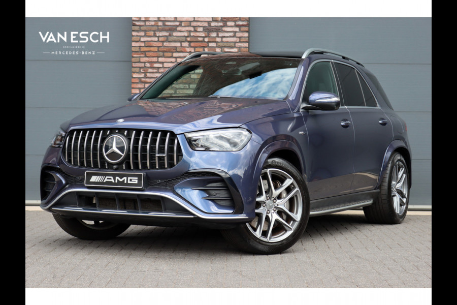 Mercedes-Benz GLE AMG 53 Hybrid 4MATIC+ | Luchtvering | Comfortpakket+ Achter | MBUX Tablet | Panoramadak | Trekhaak | Burmester | Memory | Surround Camera | HUD | Keyless Go | Nappa Leder | Augmented Reality |