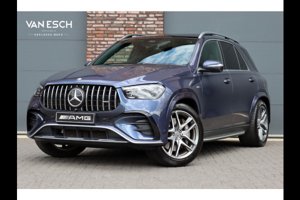 Mercedes-Benz GLE AMG 53 Hybrid 4MATIC+ | Luchtvering | Comfortpakket+ Achter | MBUX Tablet | Panoramadak | Trekhaak | Burmester | Memory | Surround Camera | HUD | Keyless Go | Nappa Leder | Augmented Reality |