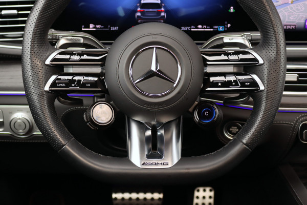 Mercedes-Benz GLE AMG 53 Hybrid 4MATIC+ | Luchtvering | Comfortpakket+ Achter | MBUX Tablet | Panoramadak | Trekhaak | Burmester | Memory | Surround Camera | HUD | Keyless Go | Nappa Leder | Augmented Reality |