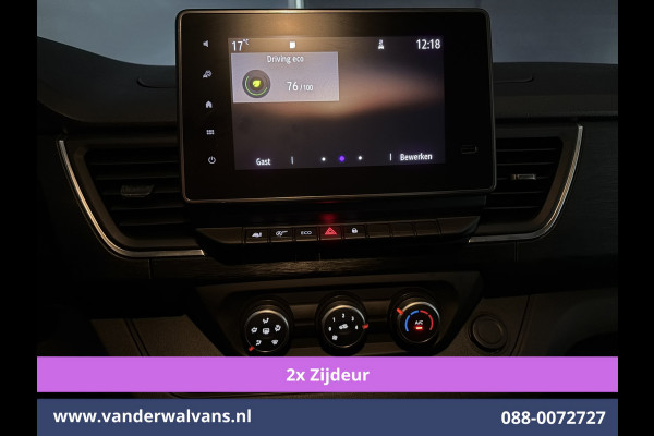 Renault Trafic 2.0 dCi 131pk L2H1 Euro6 Airco | 2x zijdeur | LED | Apple Carplay | Cruisecontrol Parkeersensoren, Bijrijdersbank, 2500kg trekvermogen