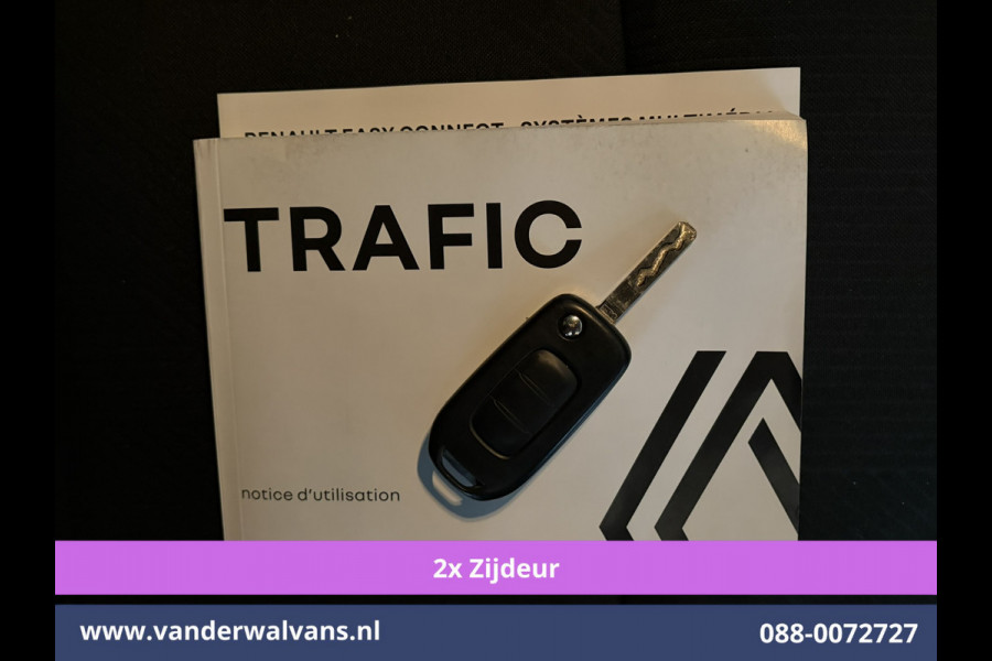 Renault Trafic 2.0 dCi 131pk L2H1 Euro6 Airco | 2x zijdeur | LED | Apple Carplay | Cruisecontrol Parkeersensoren, Bijrijdersbank, 2500kg trekvermogen