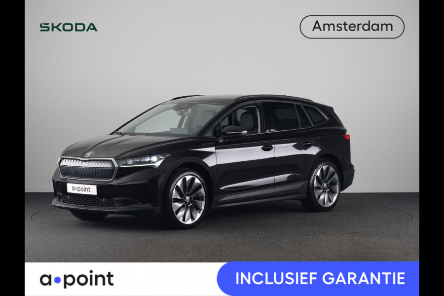 Škoda ENYAQ iV 60 180 pk | Navigatie | Parkeersensoren | Achteruitrijcamera | Lederen bekleding | Autom. airco (3 zones) | Stoelverwarming | Matrix LED koplampen |