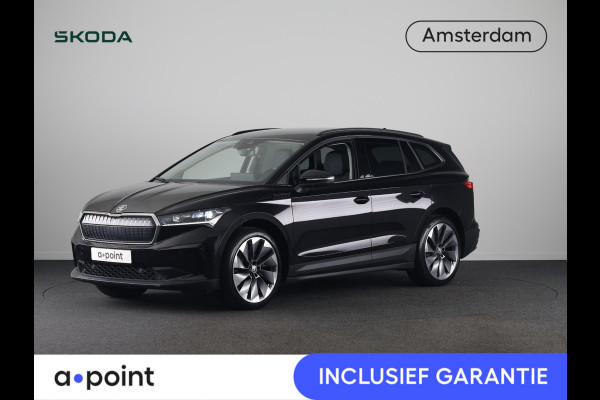 Škoda ENYAQ iV 60 180 pk | Navigatie | Parkeersensoren | Achteruitrijcamera | Lederen bekleding | Autom. airco (3 zones) | Stoelverwarming | Matrix LED koplampen |